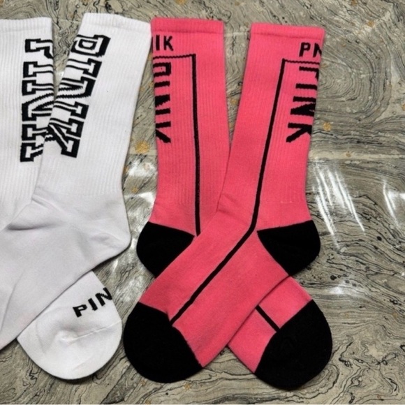 Pink Victoria’s Secret Socks
New Pink socks 
5 pairs included
Different styles - Picture 4 of 5